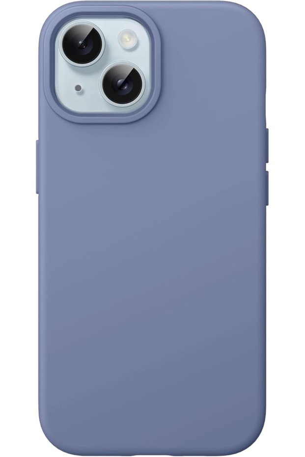 Silicone Case for iPhone 15, Sky Blue