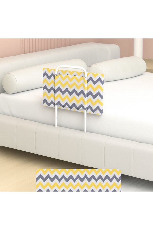 New Generation Bed Barrier 50 X 40 Yellow Zigzag Single