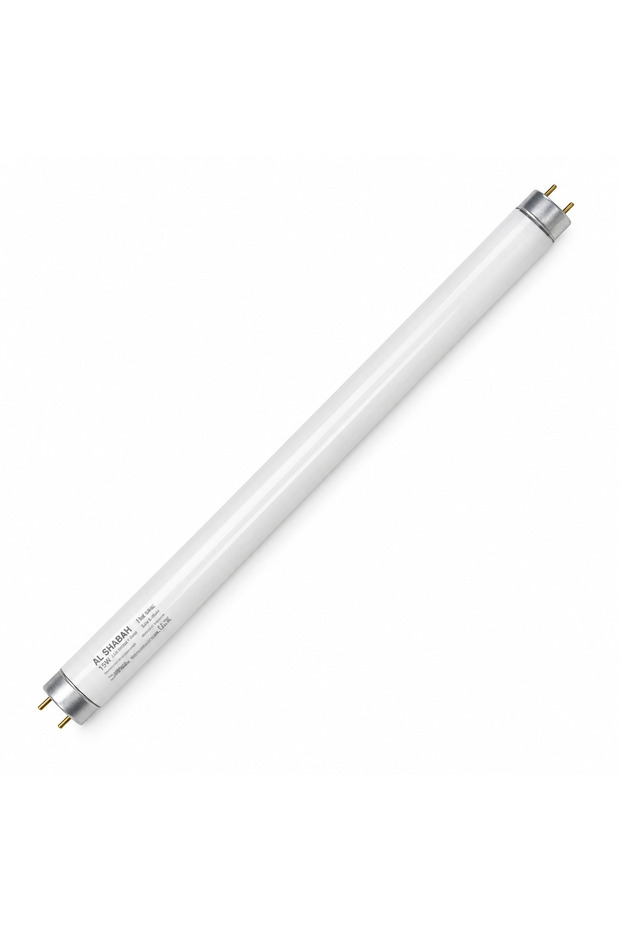 Replacement UV Fluorescent Tube for Compatible Flying Insect Killers, Double-Ended Two-Pin Design, 1 Tube