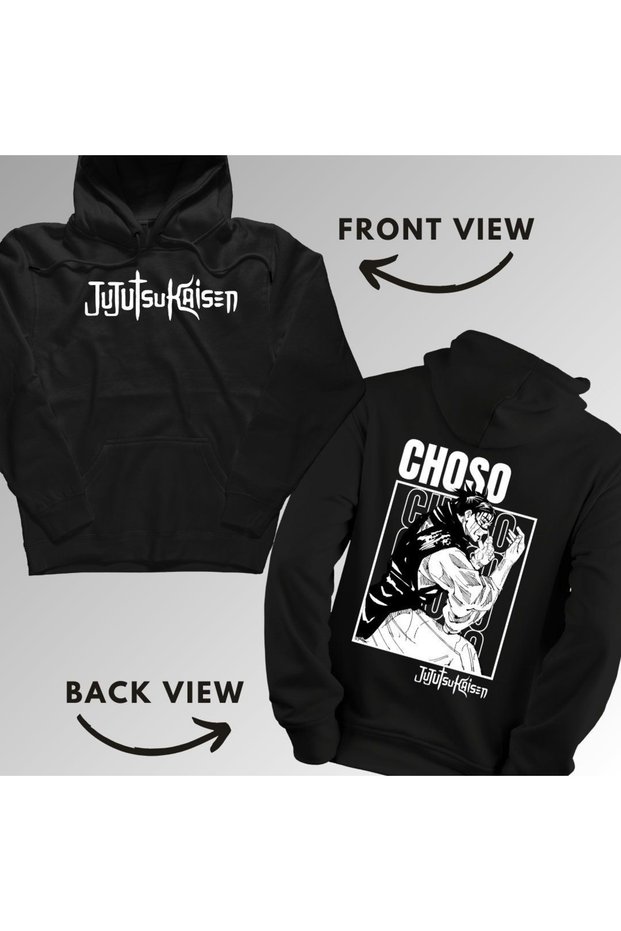 Jujutsu Kaisen Choso Printed Cotton 3 Thread Threaded Oversize Sweatshirt