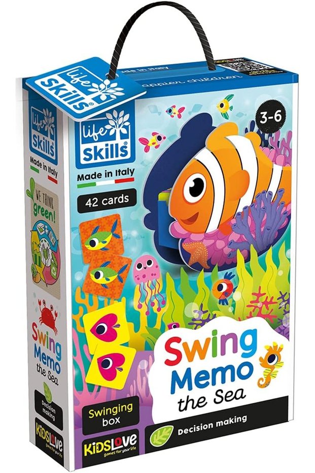 Kids Love Memo Sea Swing - Educational Toy - For Children of All Ages - Sea Theme