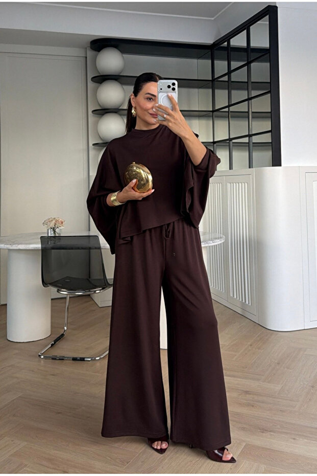 Brown Cape Modal Set - 0398