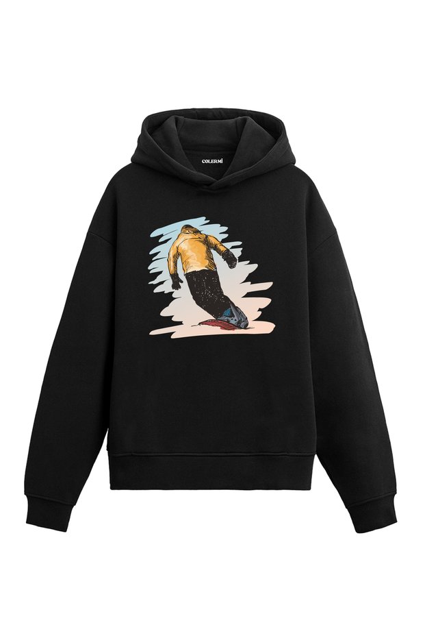 Snowboarder Design Hooded Sweatshirt