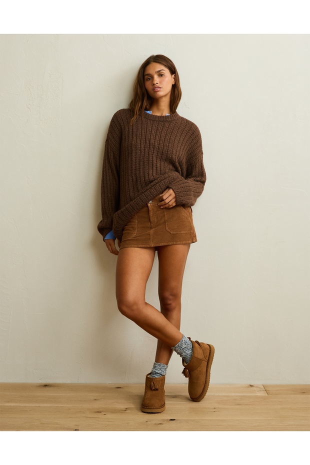 AE Waffle Crew Pullover