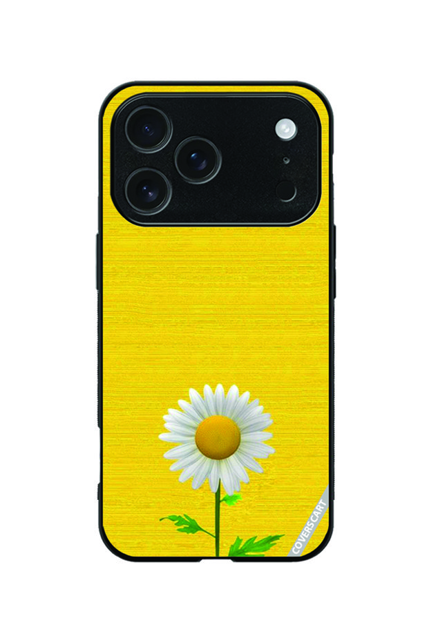 Protective Case Cover for Apple iPhone 18 Pro Daisy Flower Design Yellow