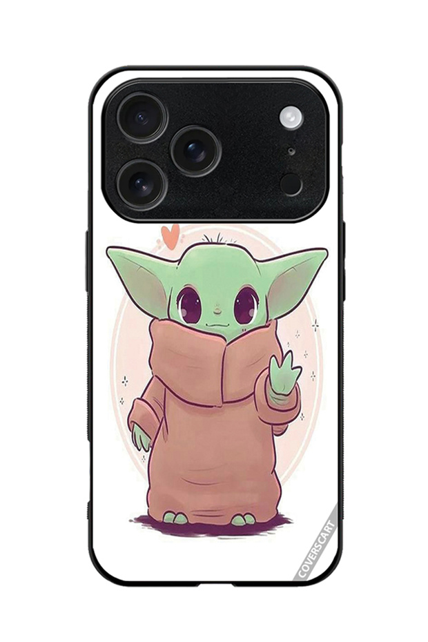 Protective Case Cover for Apple iPhone 18 Pro Max Baby Yoda Design Multicolor