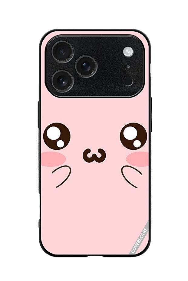 Protective Case Cover for Apple iPhone 18 Pro Max Cute Eyes Design Pink