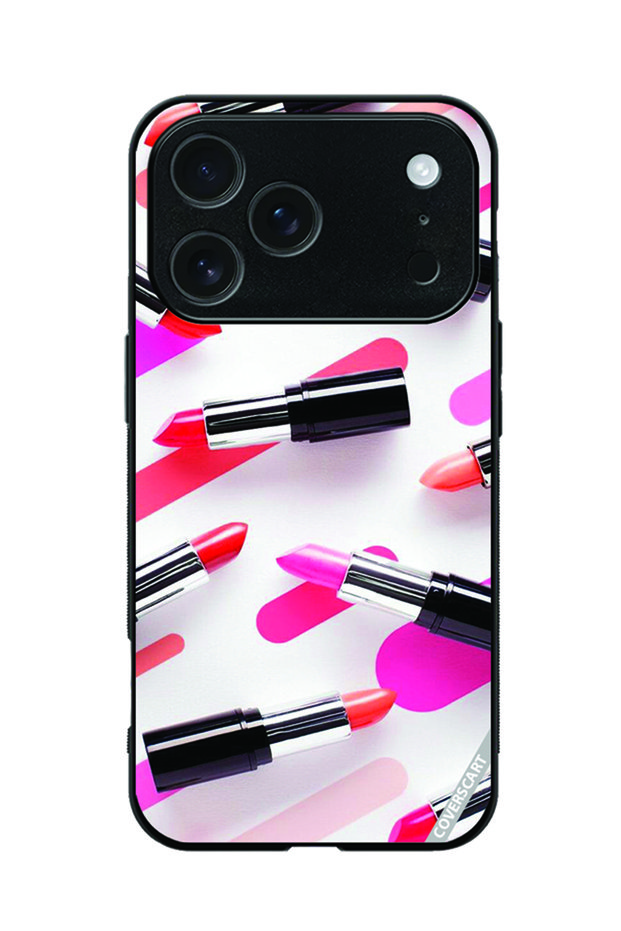 Protective Case Cover for Apple iPhone 18 Pro Max Lipstick Design Multicolor