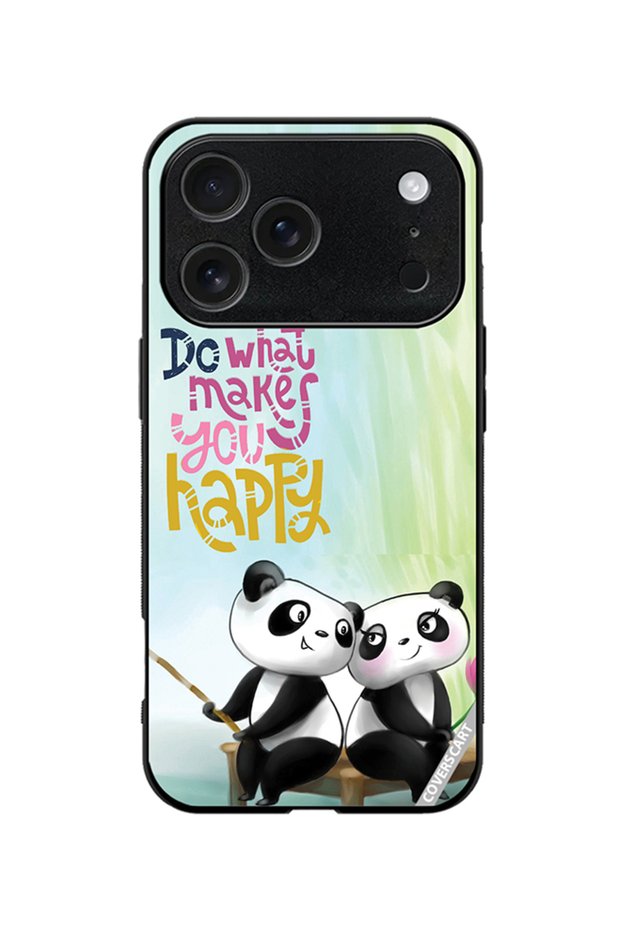Protective Case Cover for Apple iPhone 18 Pro Do What Makes You Happy Design Multicolor
