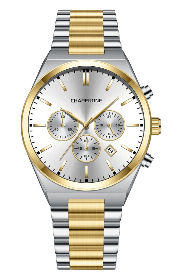 Ch161M Men's Wristwatch with Steel Strap
