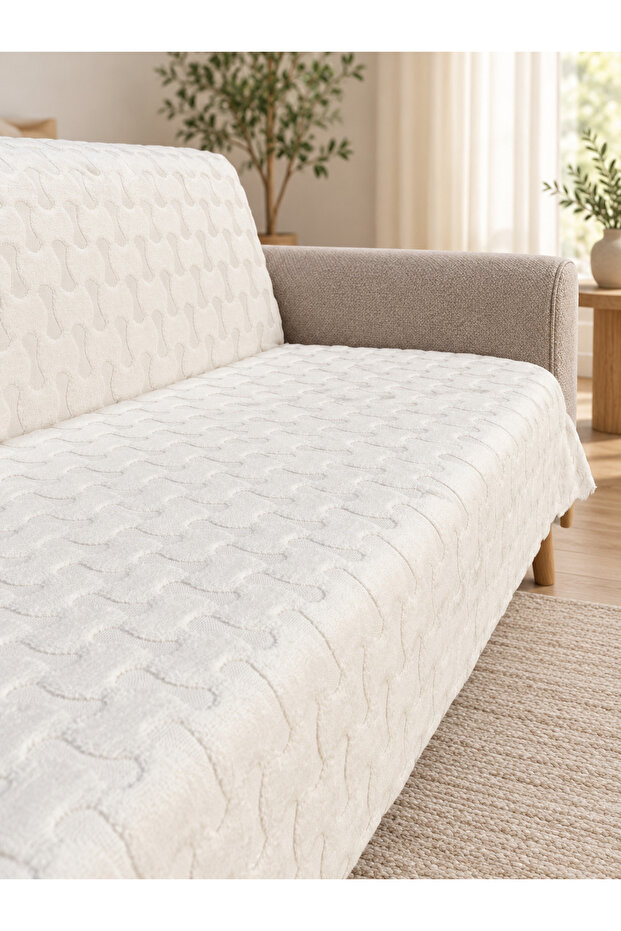 Premium Dot Based, Ultra Soft, Seat Protector 165X205 Seat Cover Sofa Bed Cover