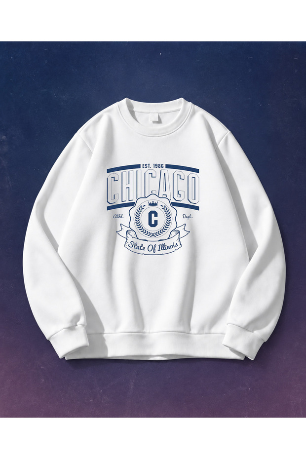American College Designed Unisex High-Quality Crew Neck Sweatshirt