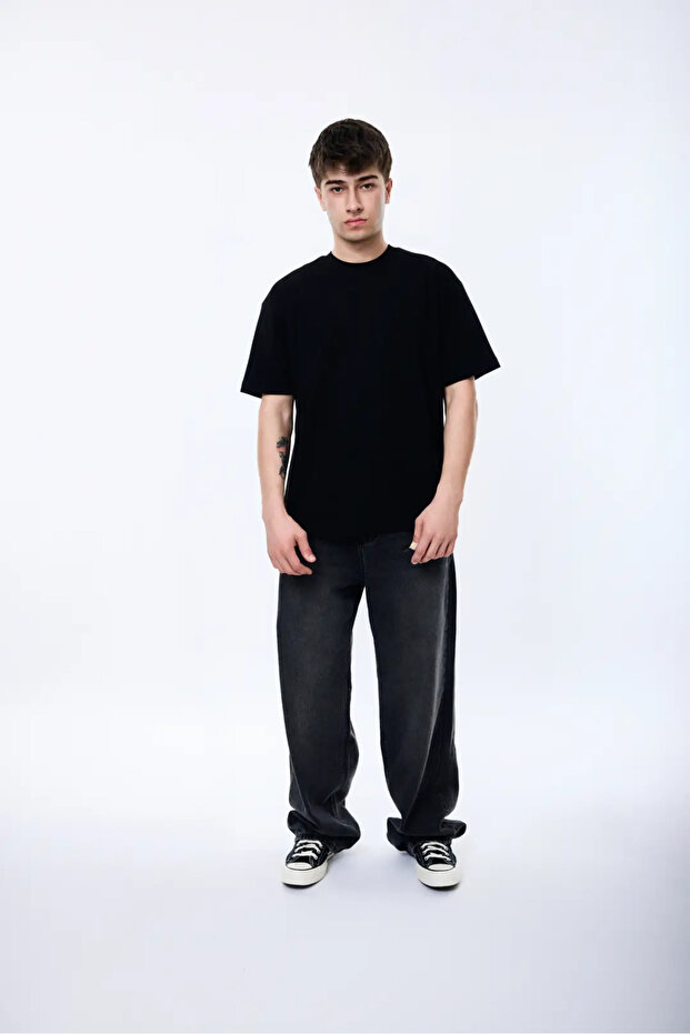 BOBIWEAR Oversize Basic Premium Kalite Tişört