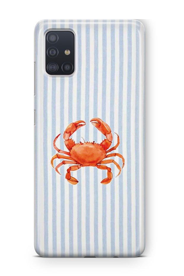 Samsung Galaxy M31S Compatible Crab Pattern Transparent Phone Case