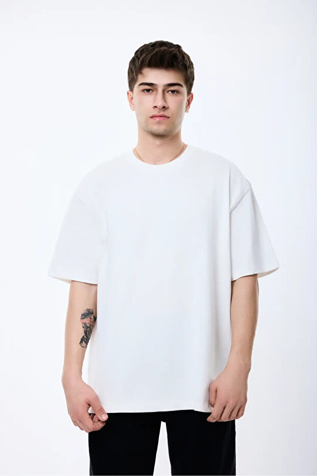 BOBIWEAR Oversize Basic Premium Kalite Tişört