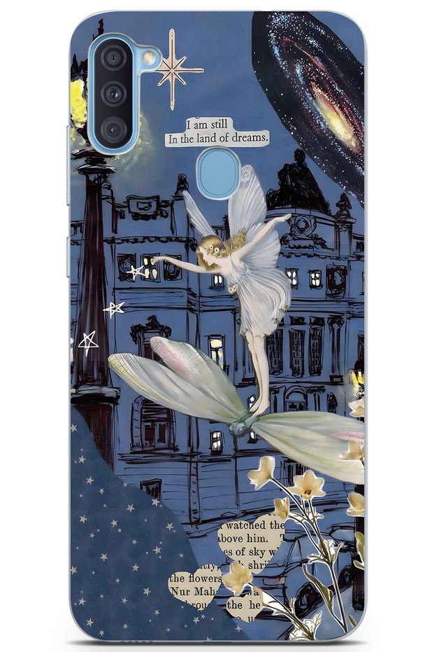 Samsung Galaxy A11 / M11 Compatible Fairy Tale Patterned Transparent Phone Case