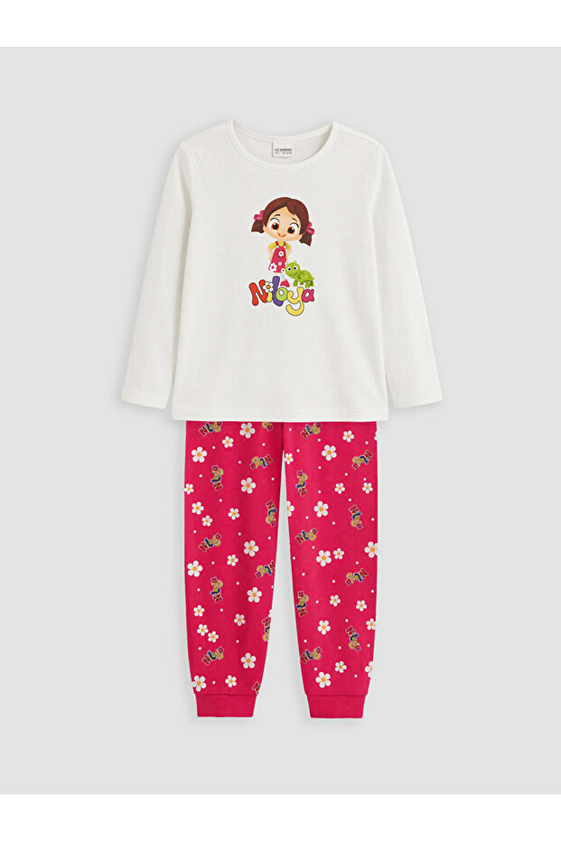 Quality Pieces from Çelebi Store Niloya Printed Girls' Pajama Set