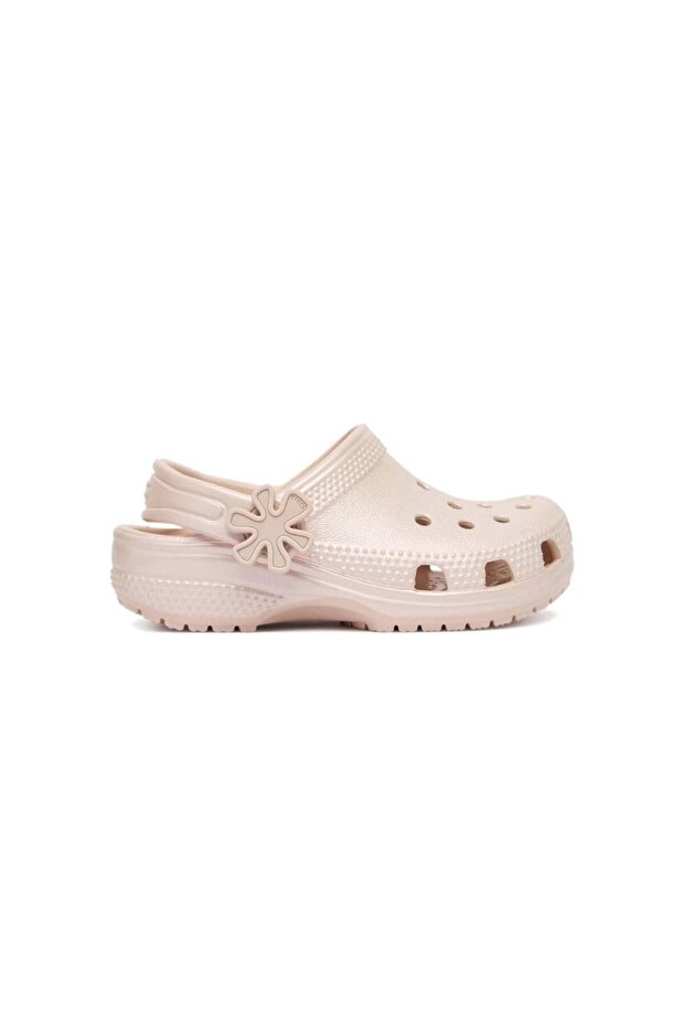 Classic Pearl Shine Clog t Powder Girls' Slippers 212815_6Ur