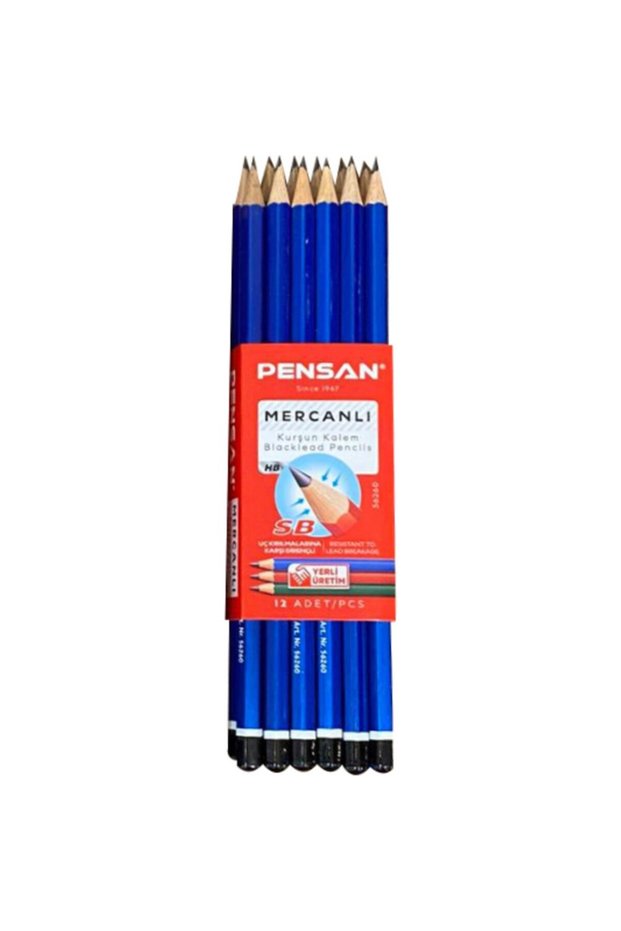 Hb Cornered Coral Pencil 12-Pack