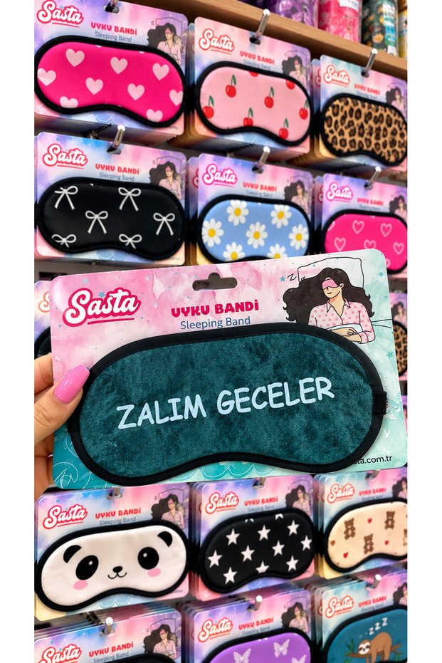 Sleeping Band with Lettering and Figures