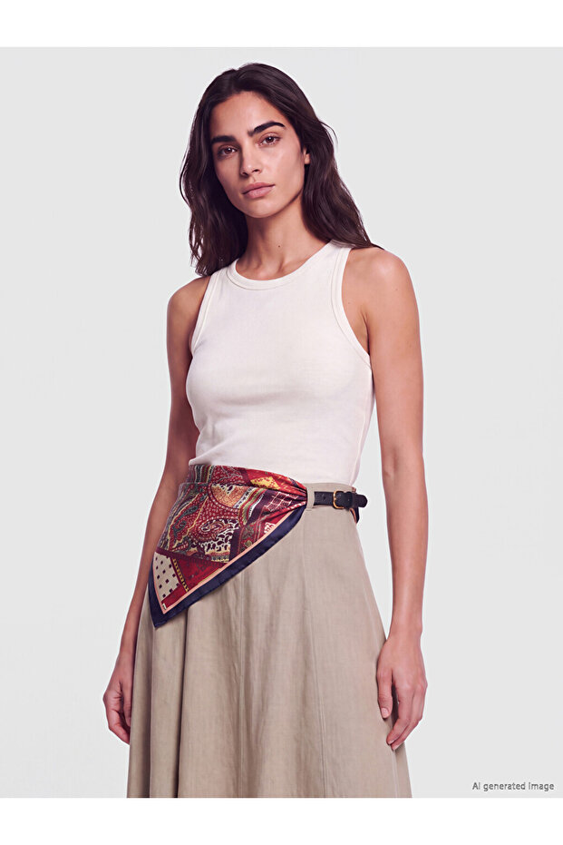 Rmz Gi̇yi̇m Farkiyla Women's Belt with Shawl Figure