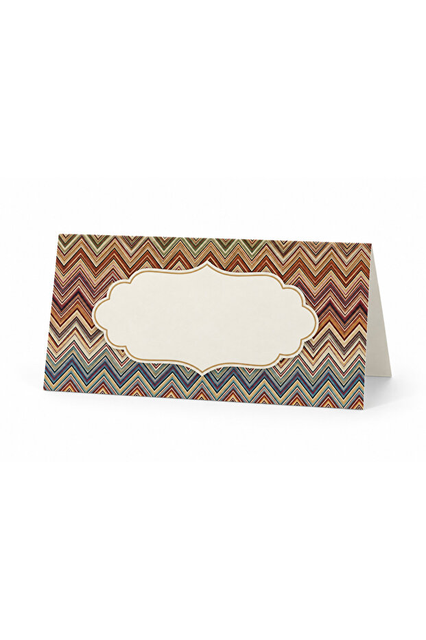 waves zigzag 12’li Table Cards