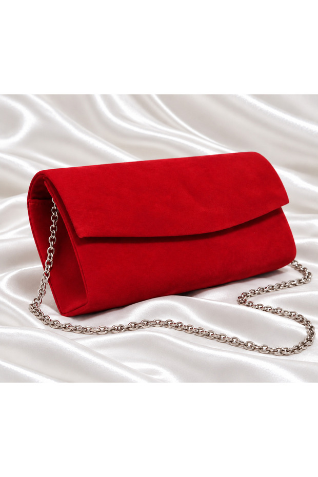 Suede Handbag, Portfolio Bag, Clutch Bag, Evening Bag