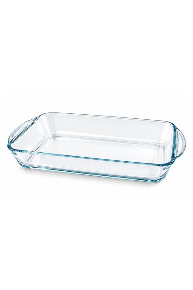 Borcam Small Rectangular Oven Dish 32.5 X 20.7 cm – Heat-Resistant Glass Oven Tray