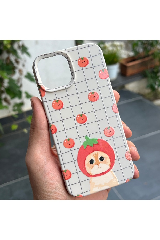 متوافق مع iPhone 11 - حافظة هاتف واقية من السيليكون ذات ملمس ناعم باللون الرمادي بنمط قطة دوماتيسكي