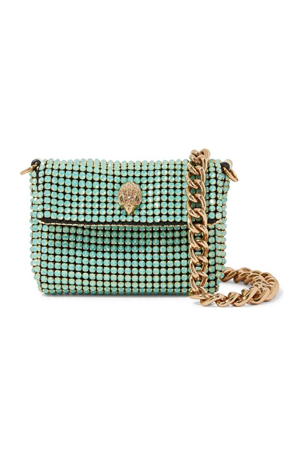 Party Mini Crossbody Bag 13X10X3 cm Crystal Mesh Chain Strap