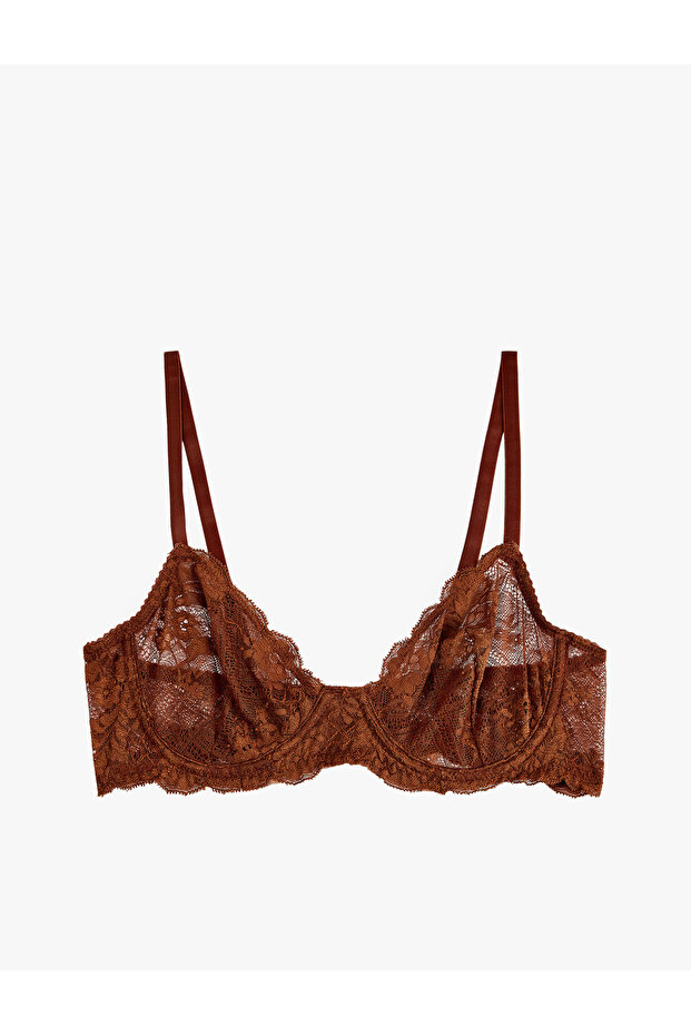 Comfortable Fit Non-Padded Underwire Lace Bra