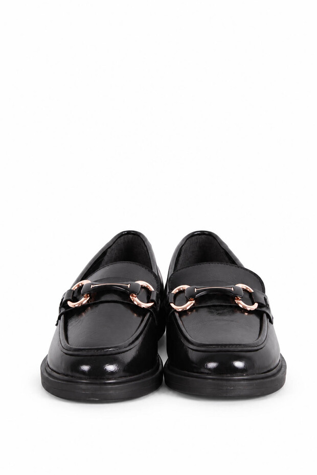69-706 Black Women's Loafer Shoes 27Ksd9000004