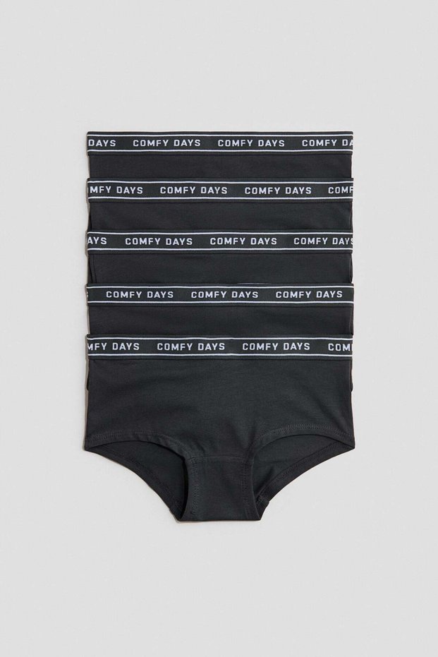 5-pack cotton hipster briefs