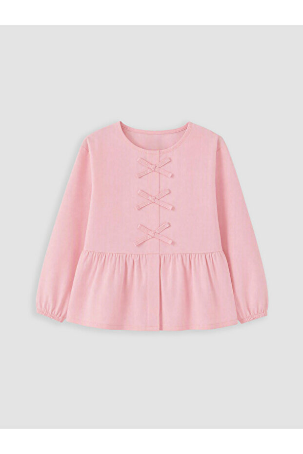 Girls' Shirt with Bow for Style Enthusiasts from Uzg Store
