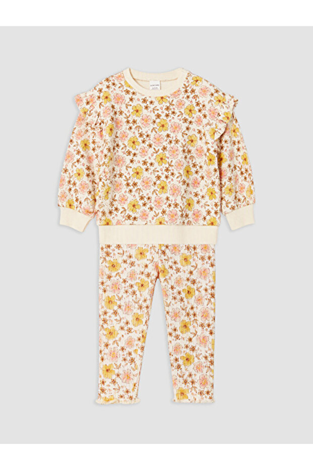 Esvab • Modern & Distinctive Floral Embroidered Baby Girl Set