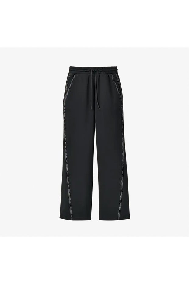 Classic Straight Women's Black Sweatpants