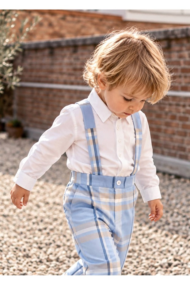 Classic White Long Sleeve Baby Boy Shirt