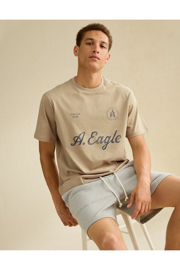 AE Standard Fit Graphic Logo T-Shirt