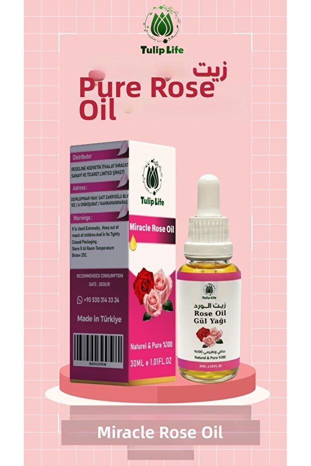 Pure & Natural Rose Oil 30 ml