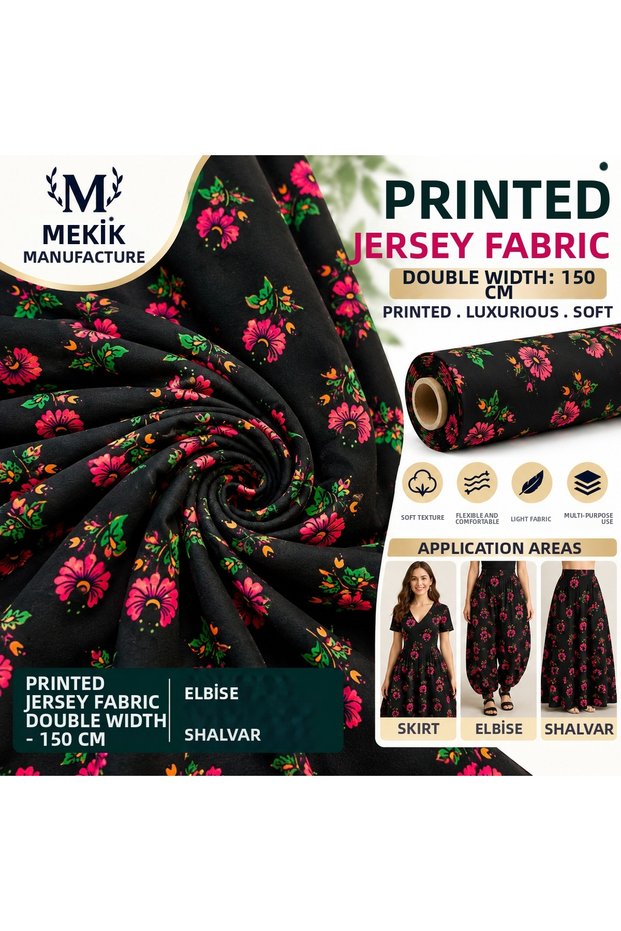 Patterned Lycra Jersey Fabric