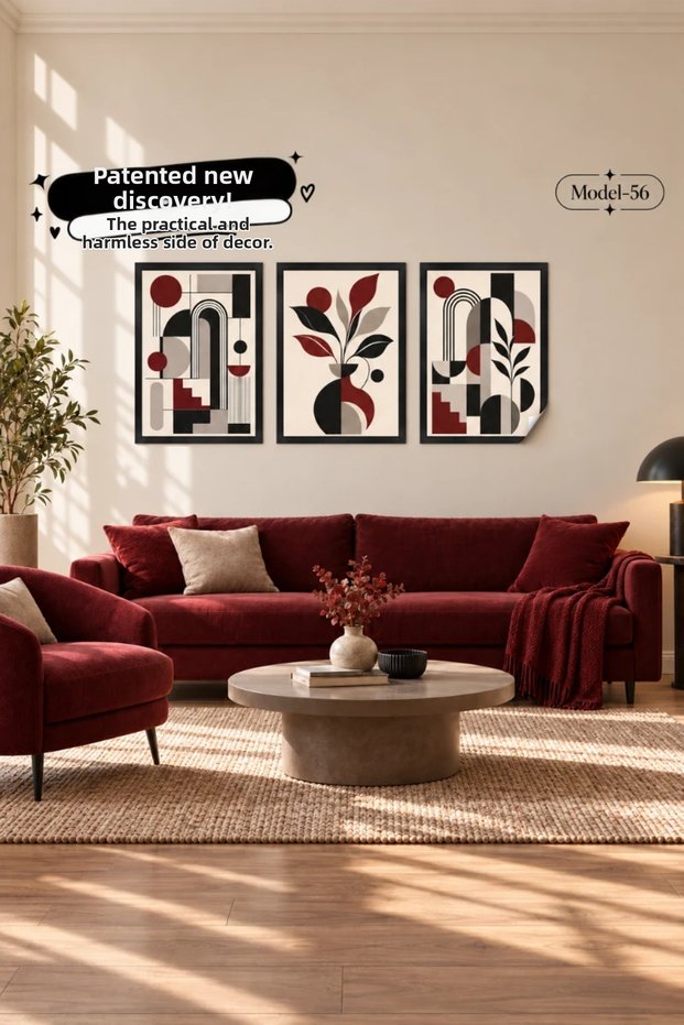 Static Clingable Table - Poster Modern (Model- 56)