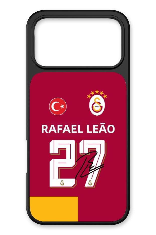 Rafael Leão Signed Piece of Jersey iPhone 18 Pro Case (Glass) - Licensed Original