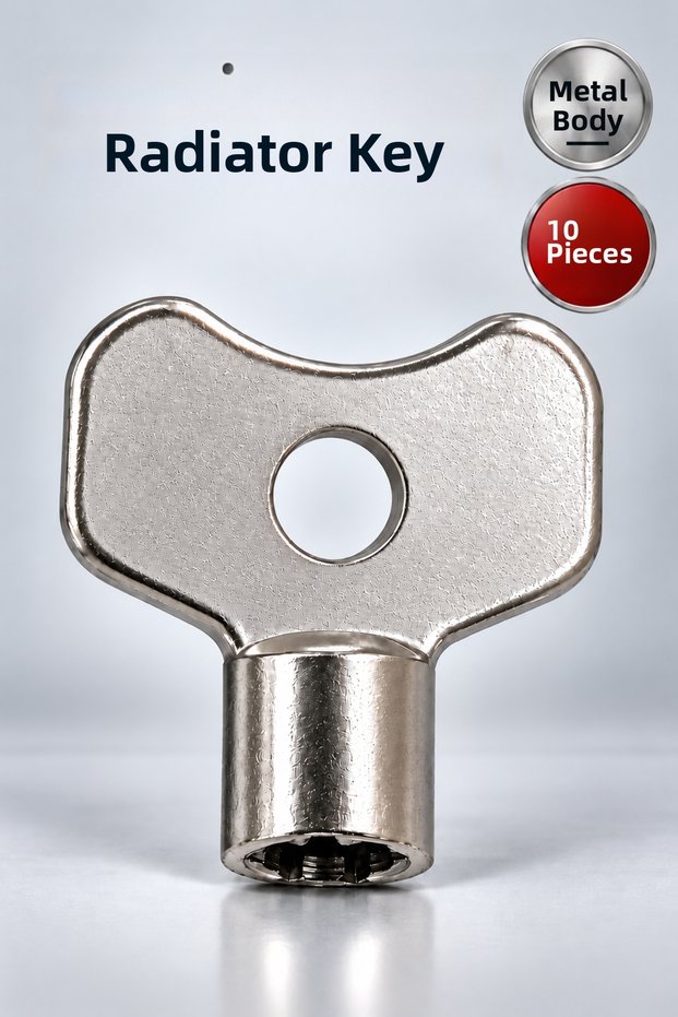Heating Radiator Air Vent Key 10 Pieces Metal Radiator Purger Key Air Release Key
