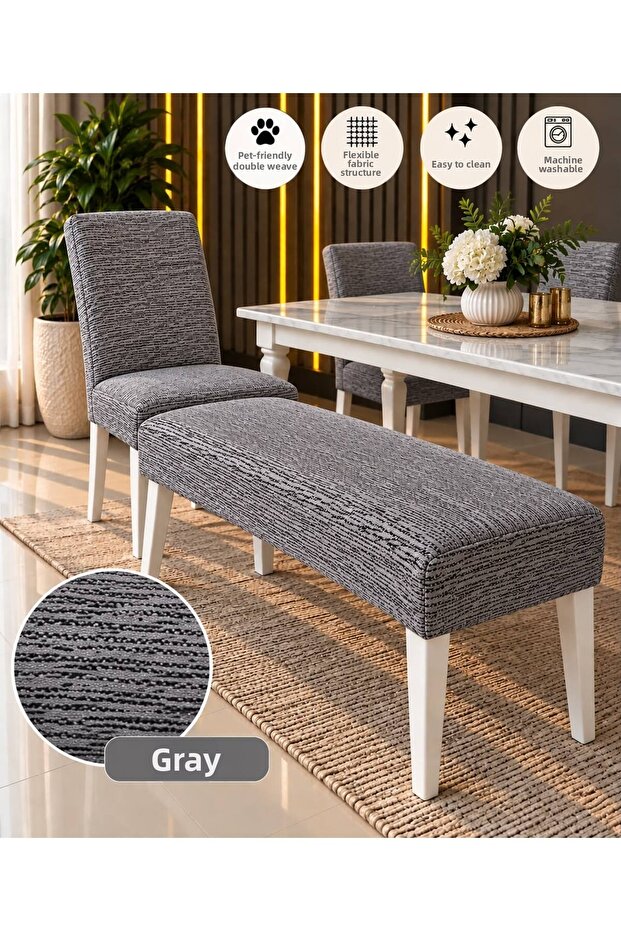 Bank Puf Cover – Paw-Friendly Double Layer Woven, Flexible, Durable, Washable Fabric 110X50+5 cm
