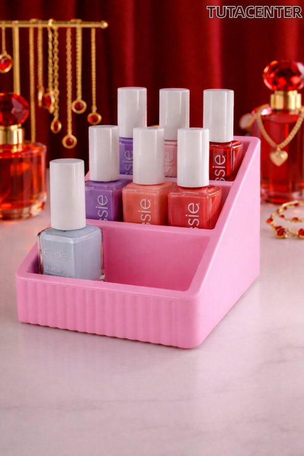 Nail Polish Stand Nail Polish Organizer Desktop Nail Polish Organizer Cosmetic Makeup Organizer (It Is Plastic)
