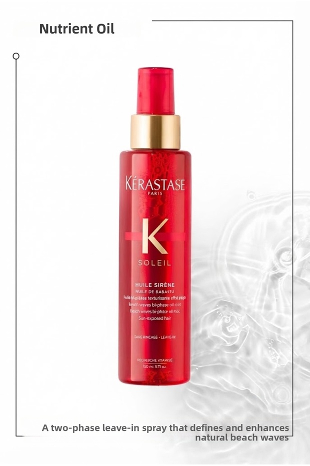 After-Sun Curl Defining and Moisturizing Dual Phase Oil 150 ml - Soleil Huile Sirene Tenroses