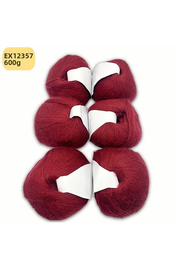 Export Surplus 6-Pack 600 Gr Angora Bordo Ex12357