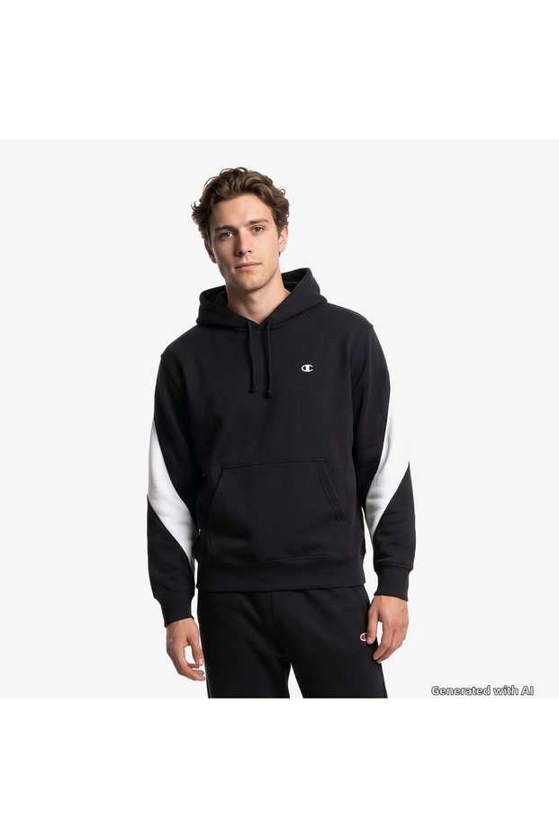 Hooded Men's Black Sweatshirt