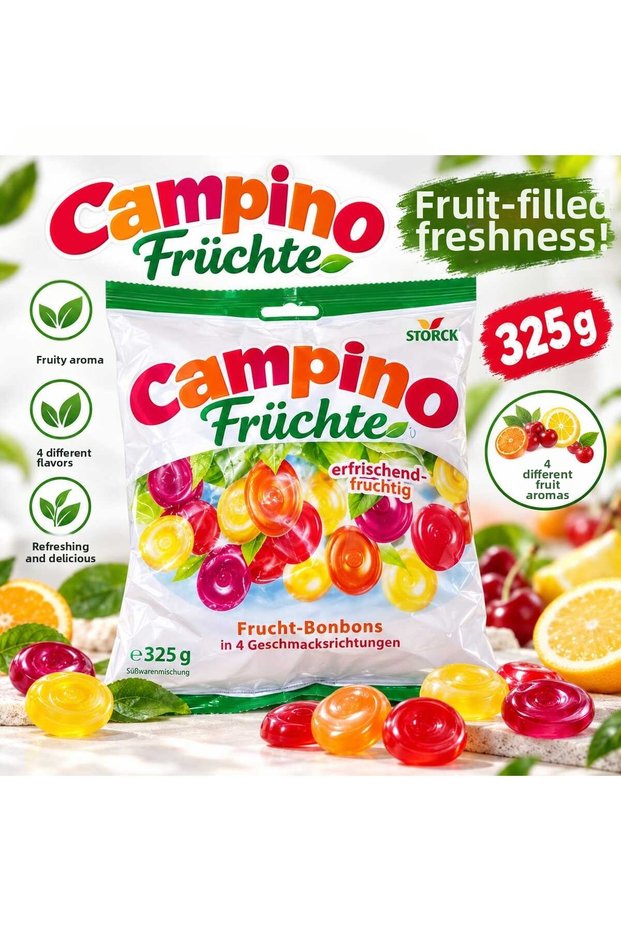 Campino Früchte Fruit Candy 325 Gr
