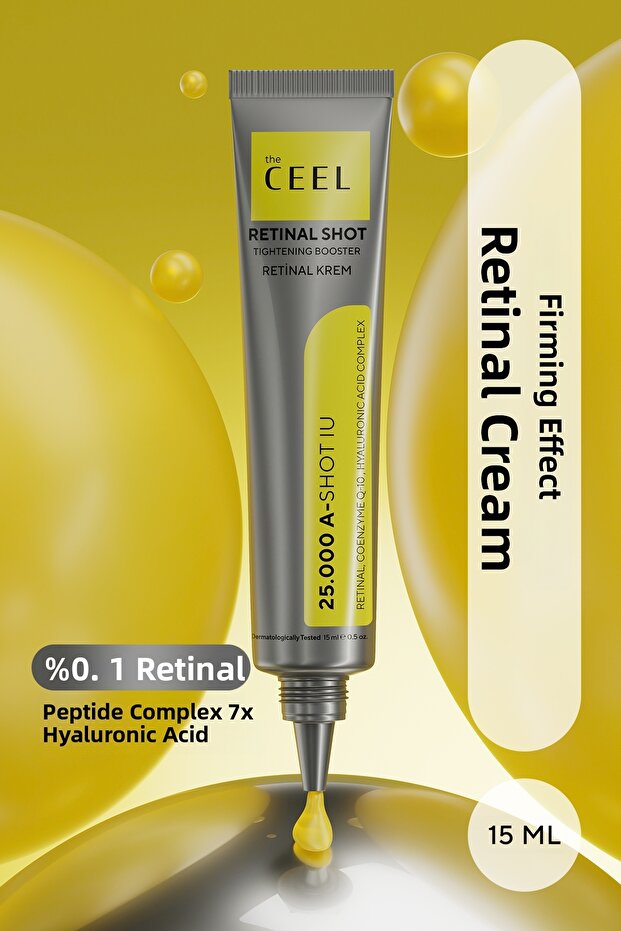 Retinal Shot 0.1% Firming & Strengthening Cream Retinal, 7X Hyaluronic Acid, Q10 15 ml